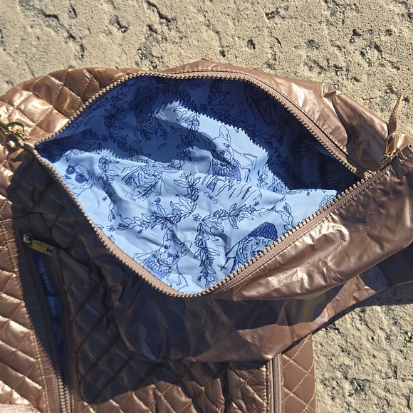 Oliver Thomas Rose Gold Kitchen Sink Tennis Tote - Picture 11 of 13